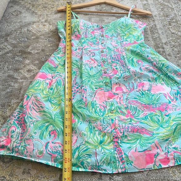Lilly Pulitzer Pink and Green Easton Dress - Picture 13 of 15